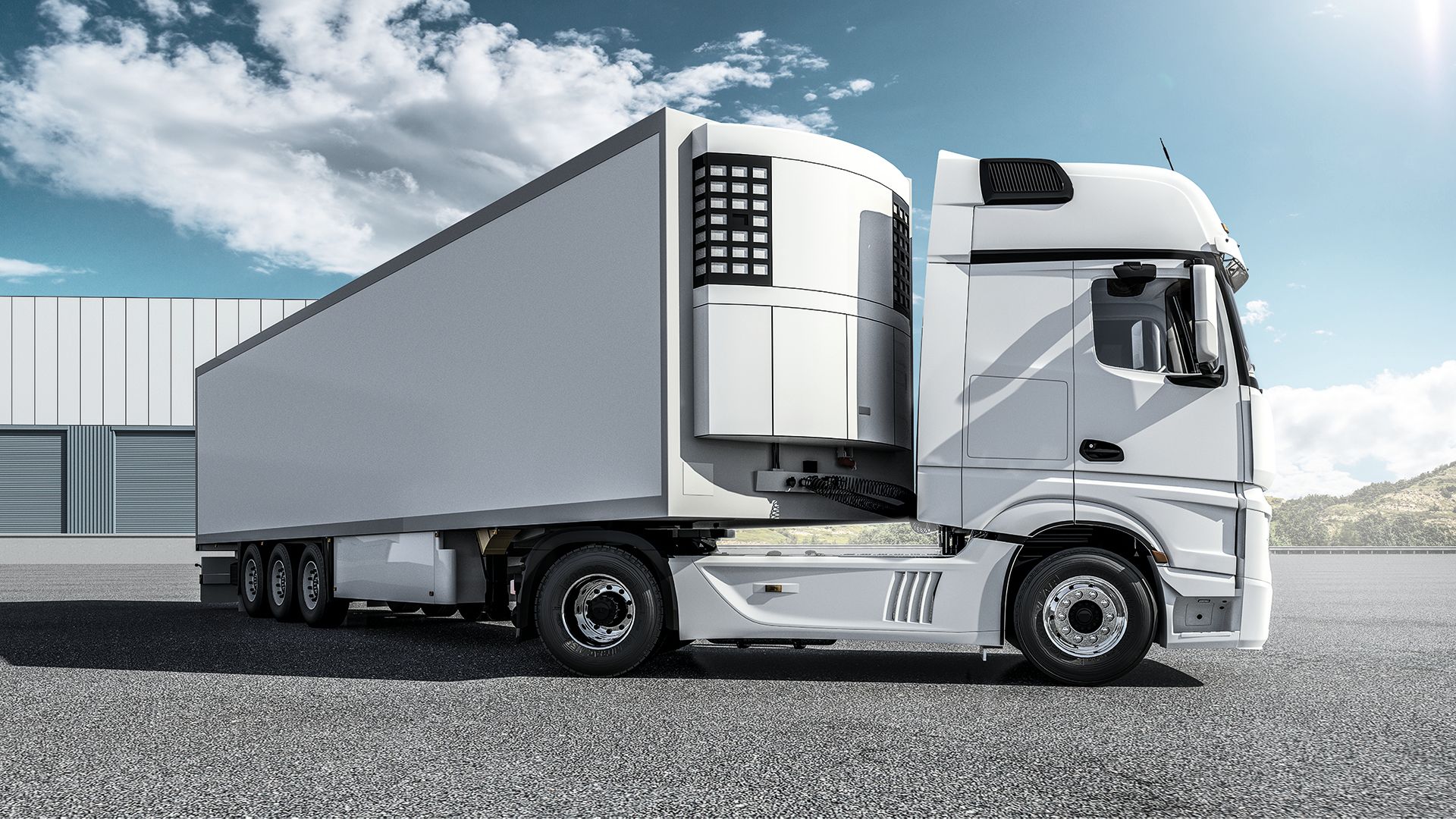 Industrial lamination trailer